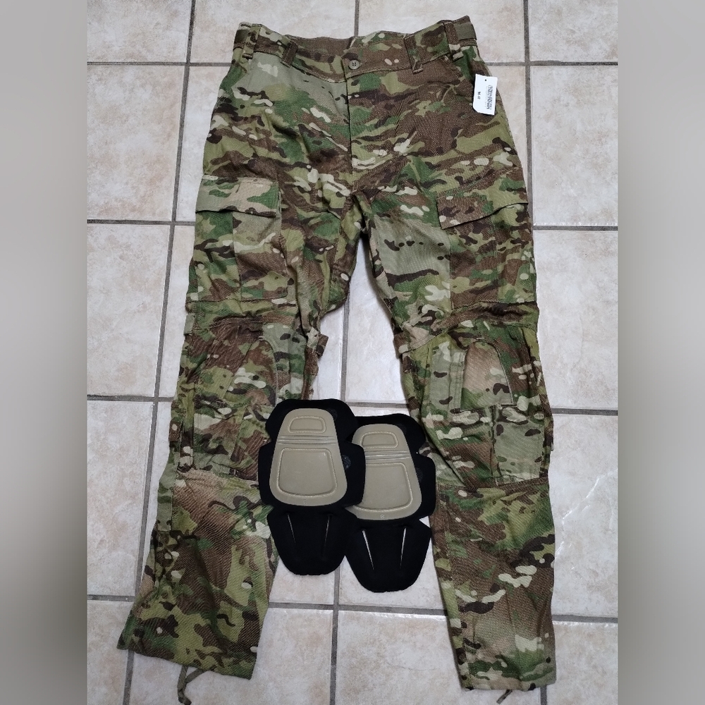 USGI Army Combat Pants W/ Crye Airflex Pads Med Reg Multicam OCP G2 Devgru NWS